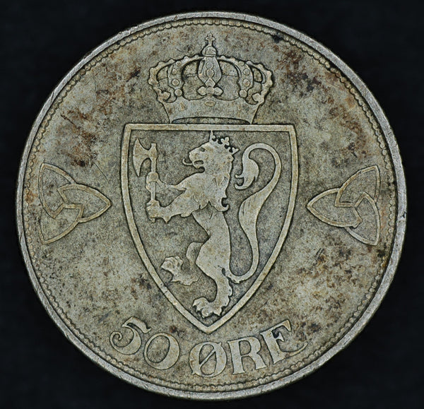 Norway. 50 Ore. 1911