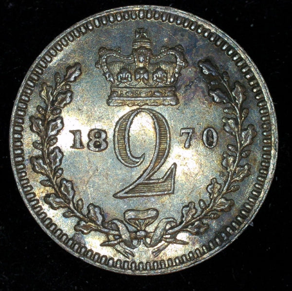 Victoria. Maundy Two Pence. 1870