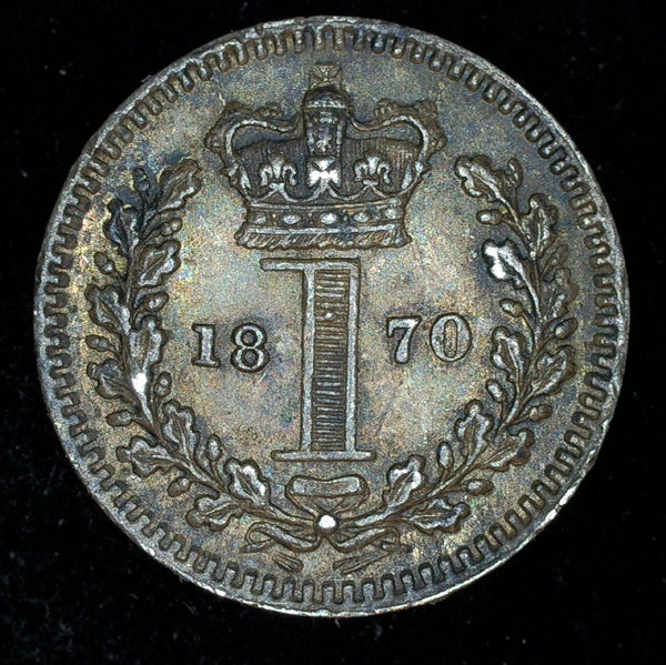 Victoria. Maundy One Penny. 1870