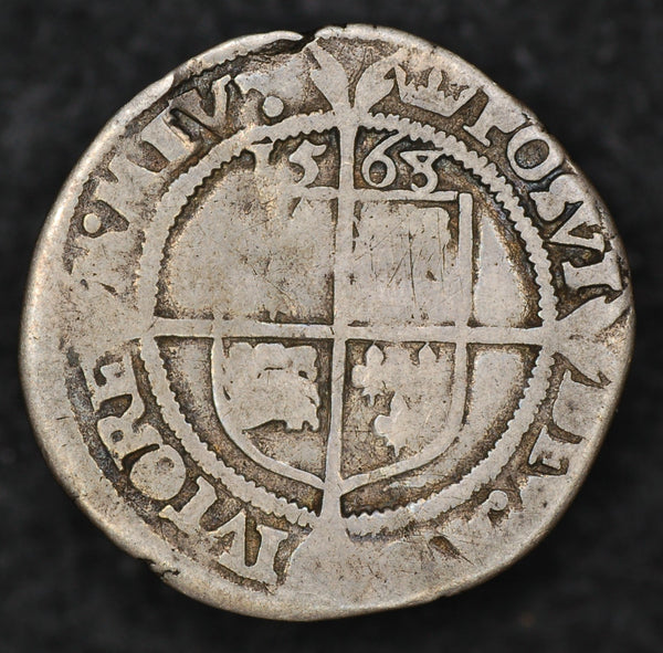 Elizabeth 1st. Sixpence. 1568