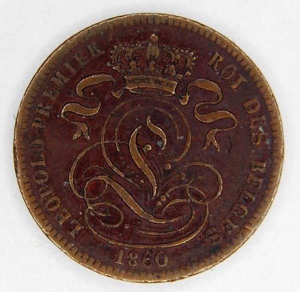 Belgium. 1 cent. 1860.