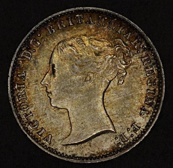 Victoria. Threepence. 1850