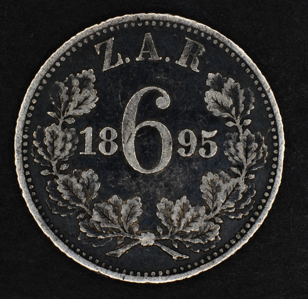 South Africa. Sixpence. 1895.