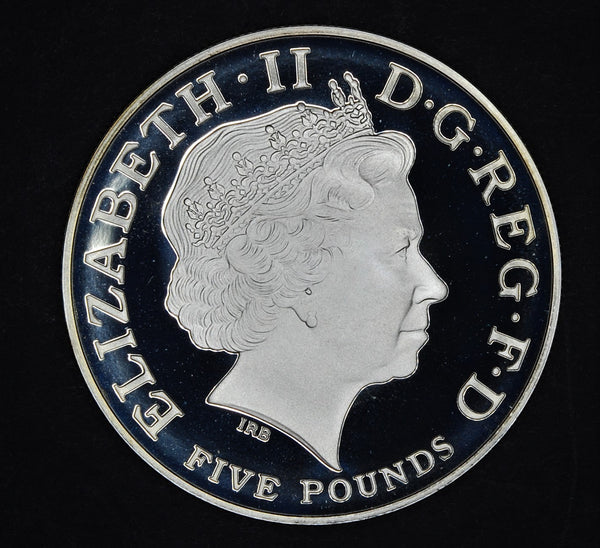 Elizabeth II. 5 pounds. 2009. Silver proof