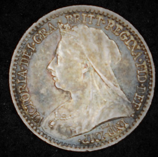 Victoria. Maundy penny. 1893.